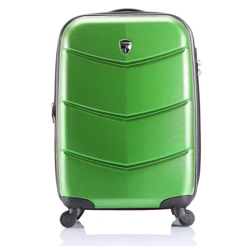 100% polycarbonate airport luggage smart trolley with full aluminum trolley