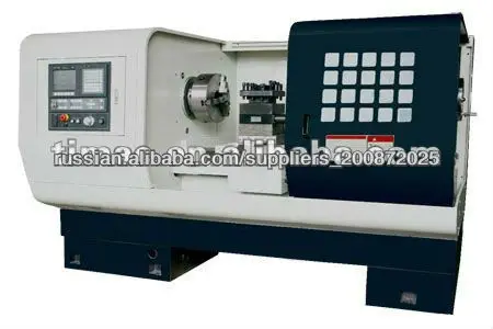 flat bed type cnc lathe/precision low bed type cnc lathe