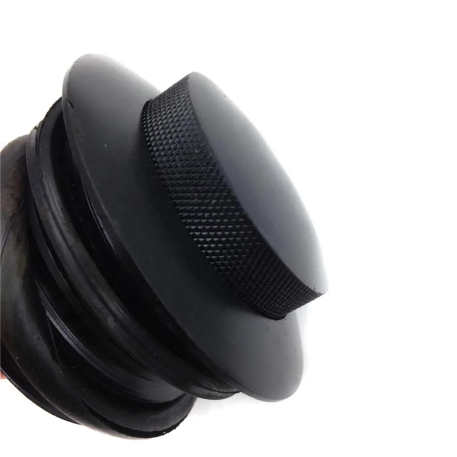 Motorcycle Tank Cover Fluid Reservoir Oil Caps Vented Fuel Tank For Harley 1982-up Black Color