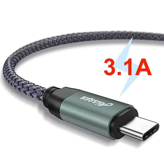 DIVI Free sample usb cable nylon mobile phone cable fast charger for usb type c cable 3.0