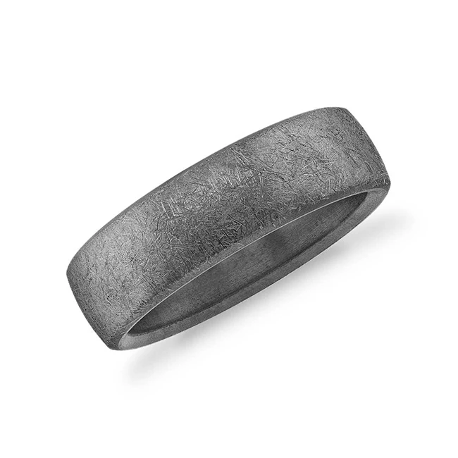 
Fashion customized blank brushed tantalum ring european latest mens wedding ring 