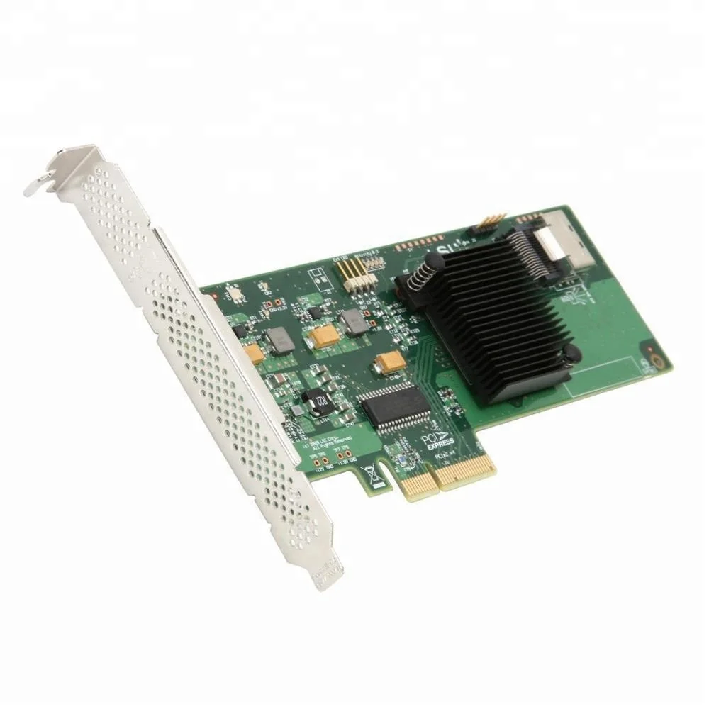 LSI 9211-4i 4-Port 6Gb/s SAS+SATA pci-e x4 Internal Single RAID Host bus adapter  CARD