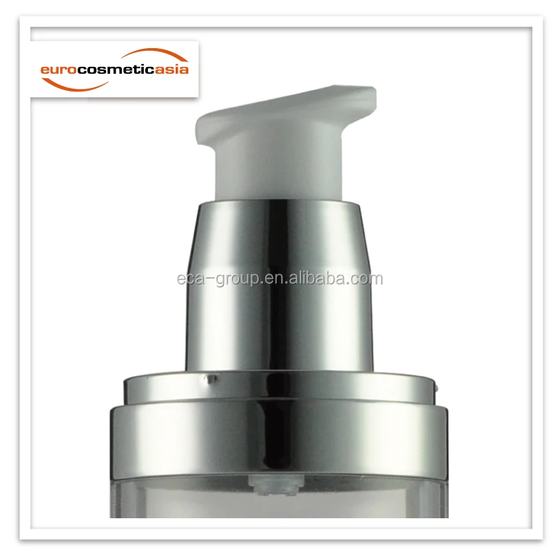 
Stylish cylinder with flat ring collar PETG, SAN, PET airless and lotion bottle 