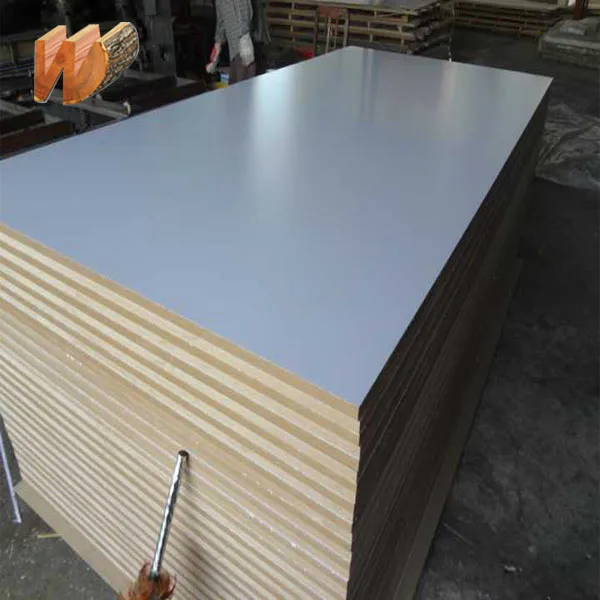 1220*2440mm melamine MDF/ laminated high gloss MDF