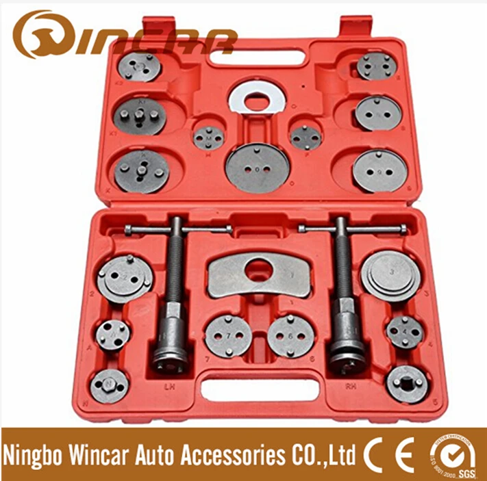 21pcs set auto car brake caliper piston pad disc wind back rewind tool set kit