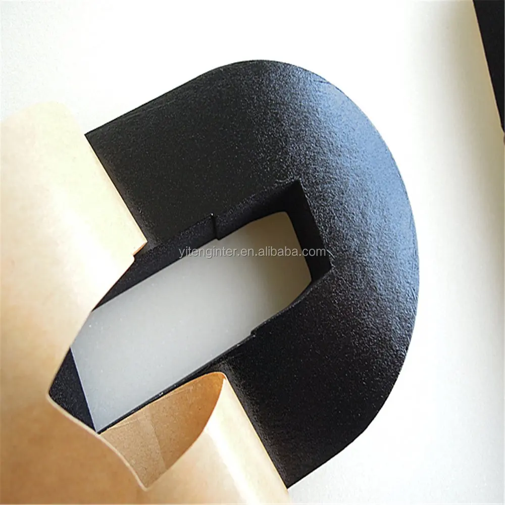 Black Expanded CR(Neoprene) Foam of  plumbing,mechanical gaskets