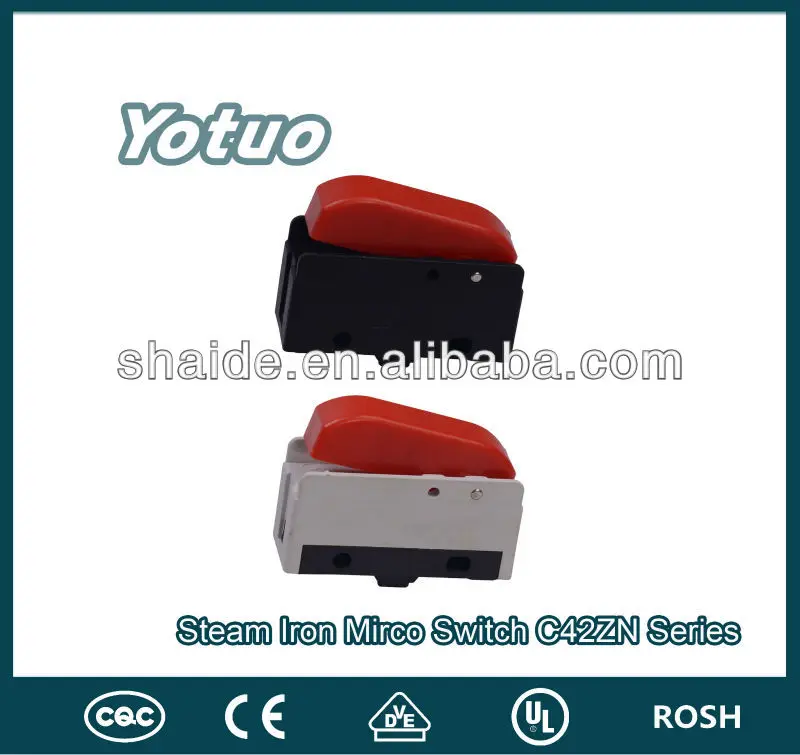 Red Button Micro Switch C42ZN/micro switch/ iron switch