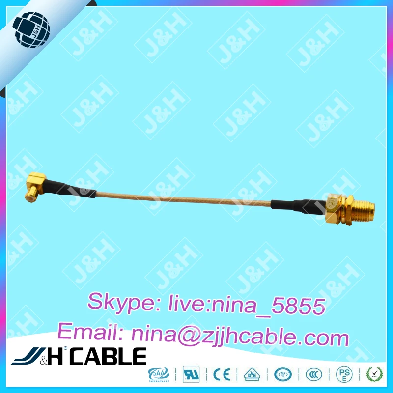 Mcx Мужчин и SMA Мужской Адаптеры С RG178 Перемычки Косичку Кабель