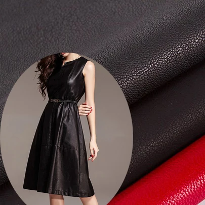 Мягкая эластичная синтетическая искусственная кожа для женского платья, куртка для одежды