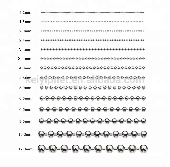 1000 feet 2.4mm silver ball chain with 500 FREE connectors