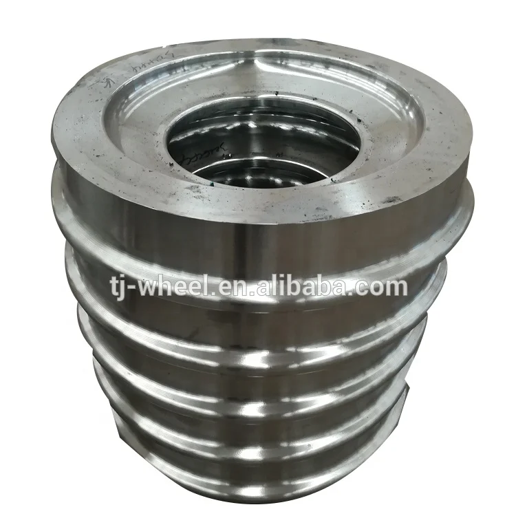 High quality solid forging and rolling AAR Wheel metro anti-noise monoblock railway train wheels