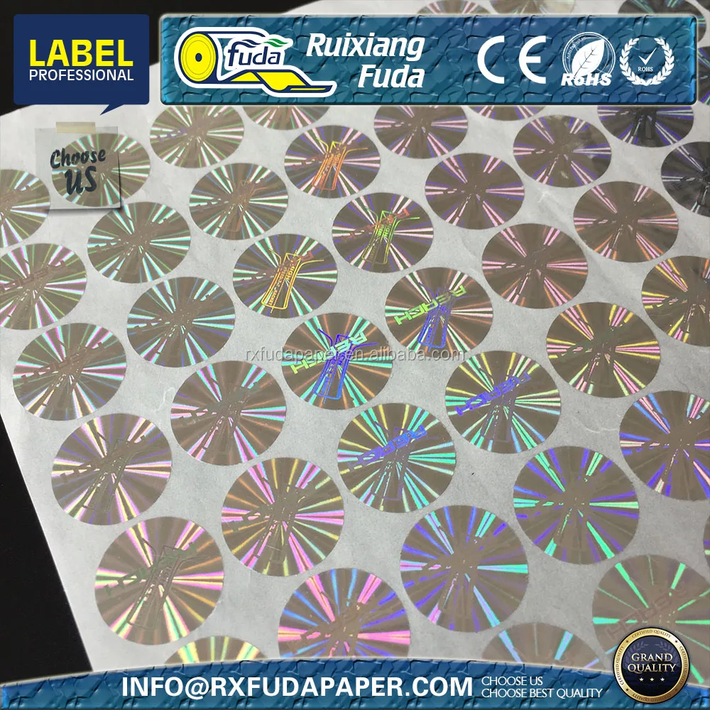 Security label hologram sticker