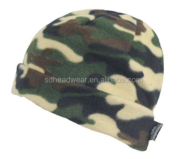 NEW WINTER WARM FLEECE BOB HAT US MILITARY WATCH CAP CAMOUFLAGE BEANIE