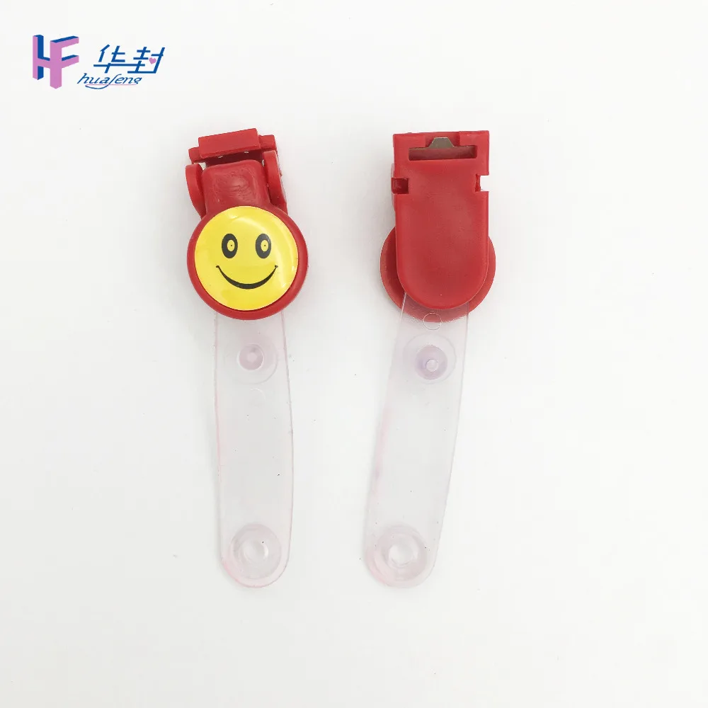 
Wholesale Plastic Name Tag Badge Clip with Strap 