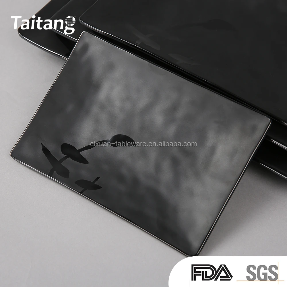 Melamine rectangular unbreakable dinner plate