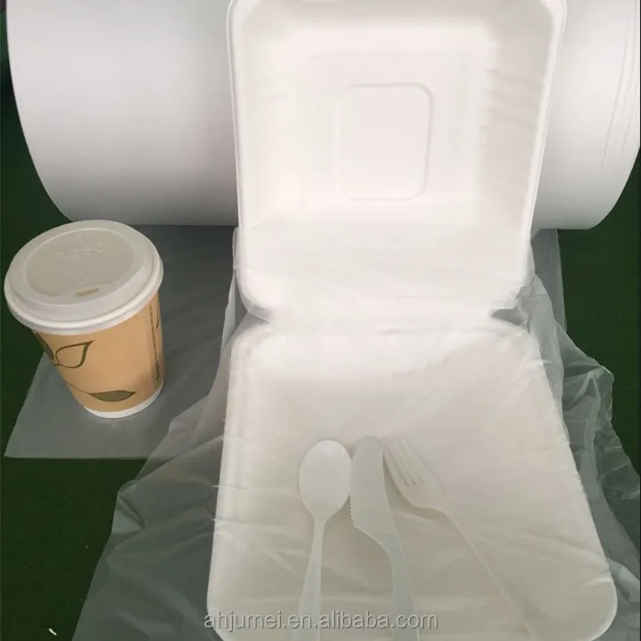 food grade polylactid acid PLA/PBAT plastic sheet or films for lunch box