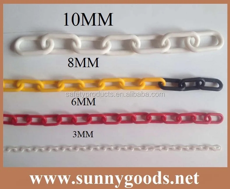 road safety 3mm plastic chain