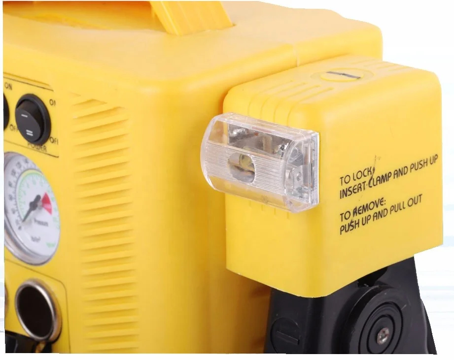 Camping power station portable car jump starter with air compressor LED worklight jump start