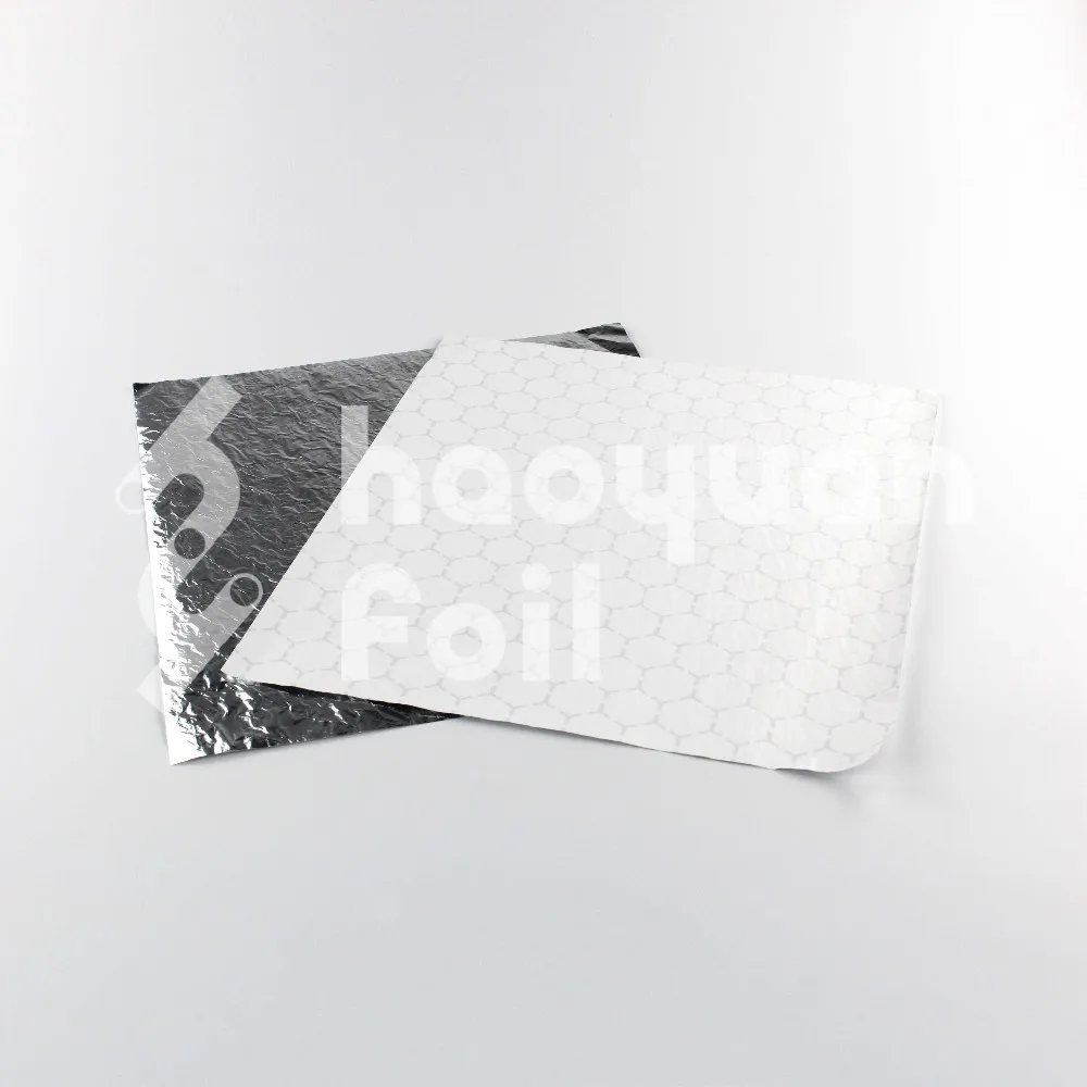 Colored Printed Laminated Backed Aluminium Foil Hamburger Wrapping Paper