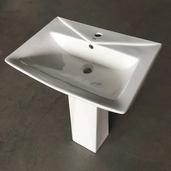 China bathroom luxury pedestal basin hand wash sink prices