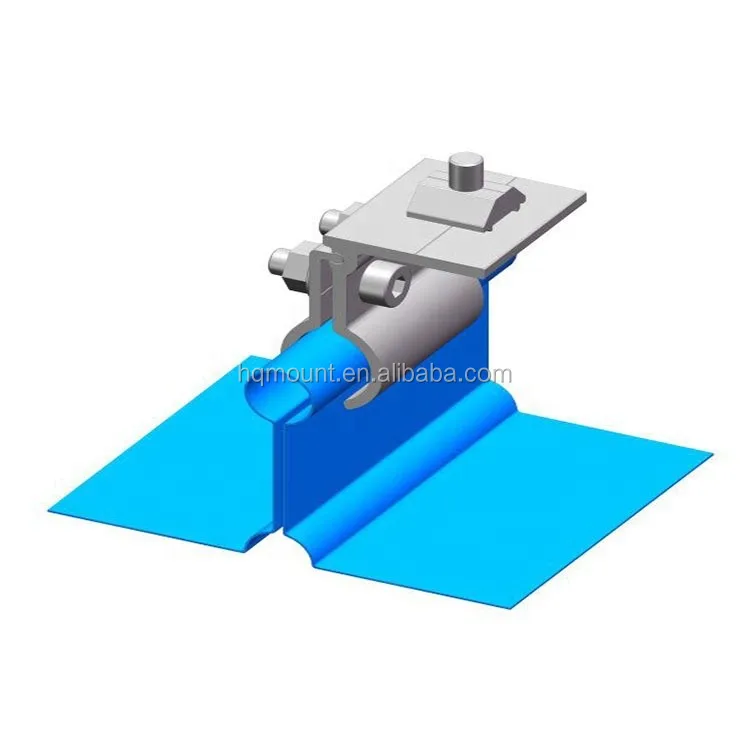 HQ Mount Standing Seam Roof Clamp For Solar Metal Roof Mounting System