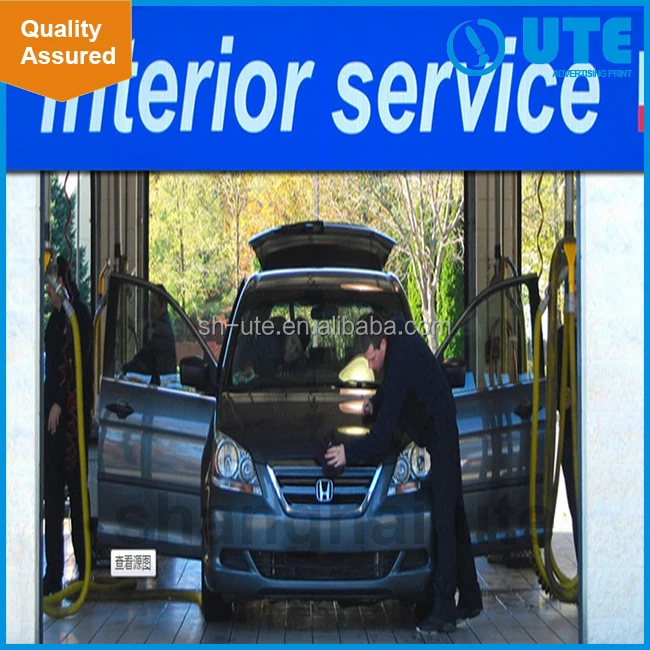 Custom car wash flag banner, advertising flag banner/banner signs