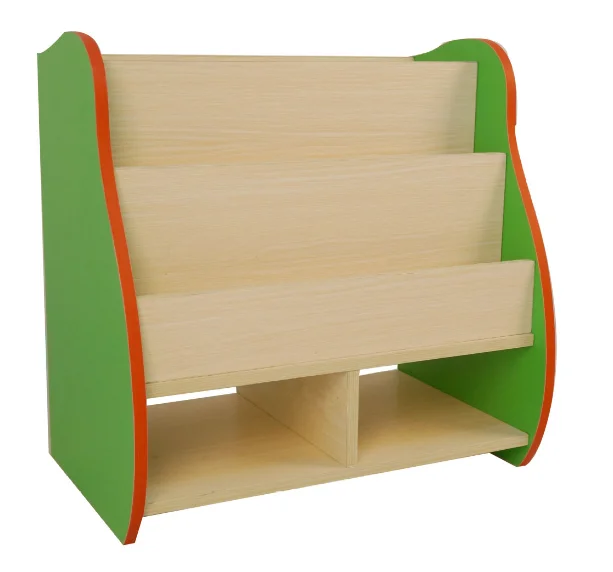 
Kids Wooden Toy Storage Cabinet Wood Kindergarten School Furniture 