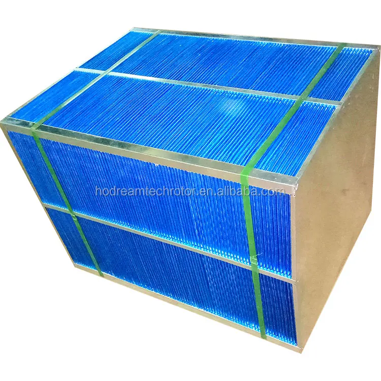 
anti-corrosion double side pressing air to air counterflow plate heat exchanger system 