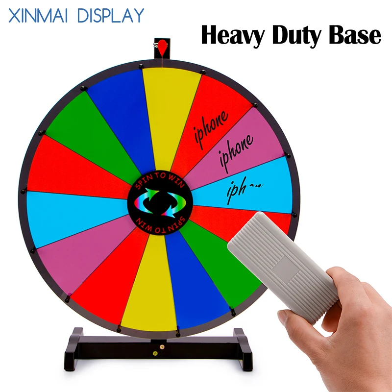 18inch 24 inch Spin to Win Dry Erase Prize Wheel with Special Sections