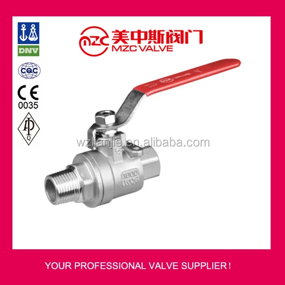 2 шт., шаровые краны из нержавеющей стали 316, 1000WOG 316