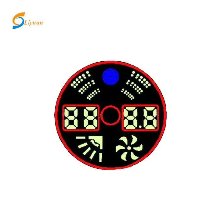3 inch round lcd segment oem lcd display