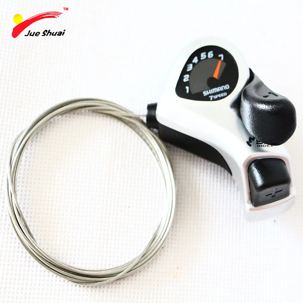 
6 Speed Bike Bicycle MTB Shifter Derailleurs Parts Set Shift Levers Inner Cables Rear Black Alloy Outdoor Cycling Speed Gear 