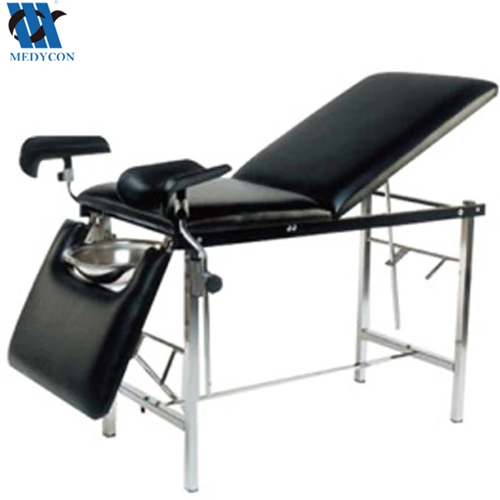 MDK-C105  Hospital Medical Gynecological Examination Bed Table With PU Leather For Obstetric Delivery Table
