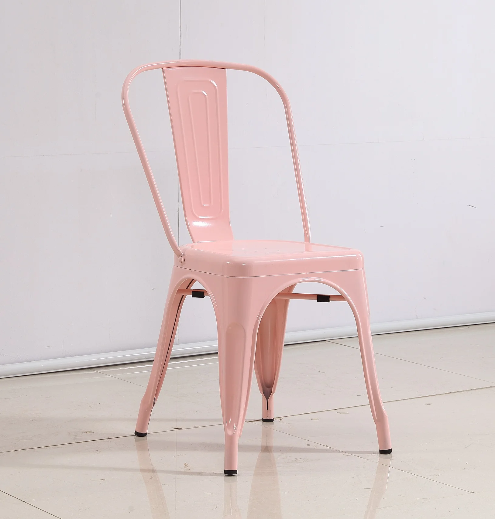 Colorful fashion stackable dining industry chair