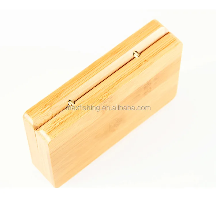 Small Slim bamboo fly fishing wooden fly box