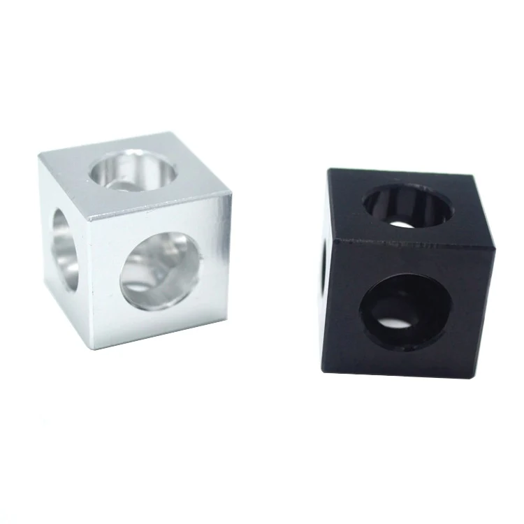 
GIULY 3D printer parts 2020 aluminum extrusion corner three way cube connector bracket for v slot openbuilds extrusions profile 