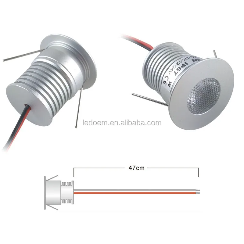mini downlight 3w 12v 24v