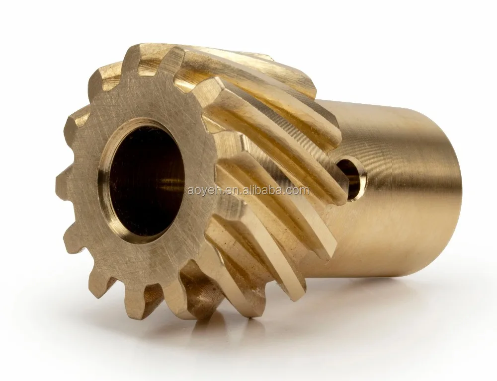 small brass gears