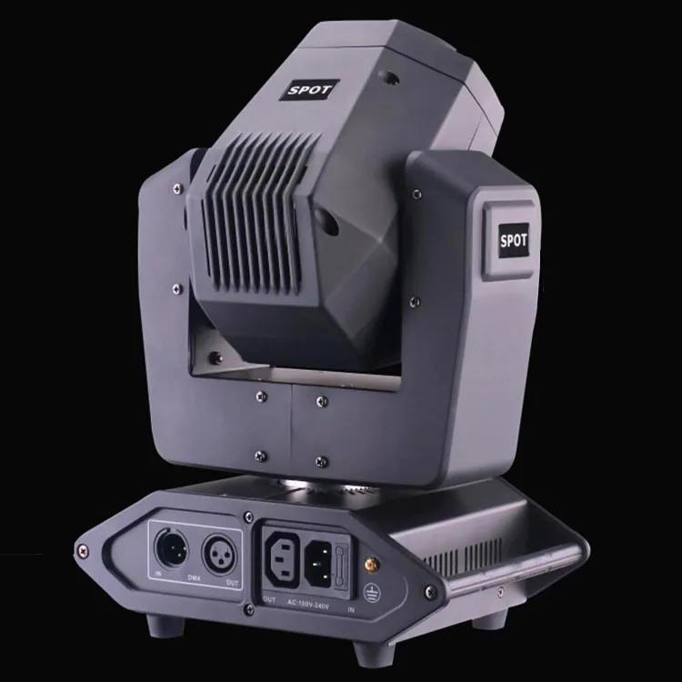 High speed strobe effect LED Stage Light Spot Moving Head Stage Lighting 75W  White LED  with 14x02.W  RGBW 4-in-1 LED Around