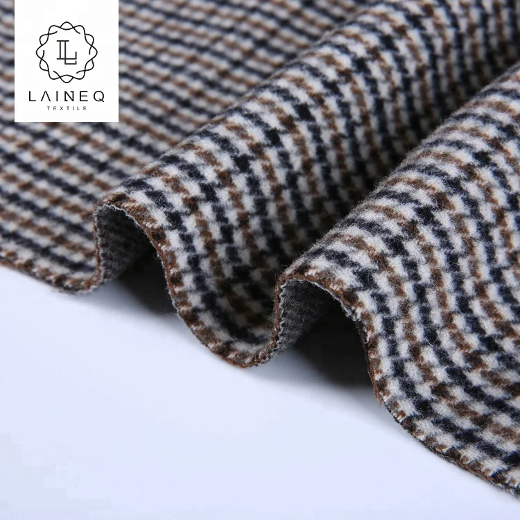 2019 high quality colorful classical heavy wool plaid fabric velvet