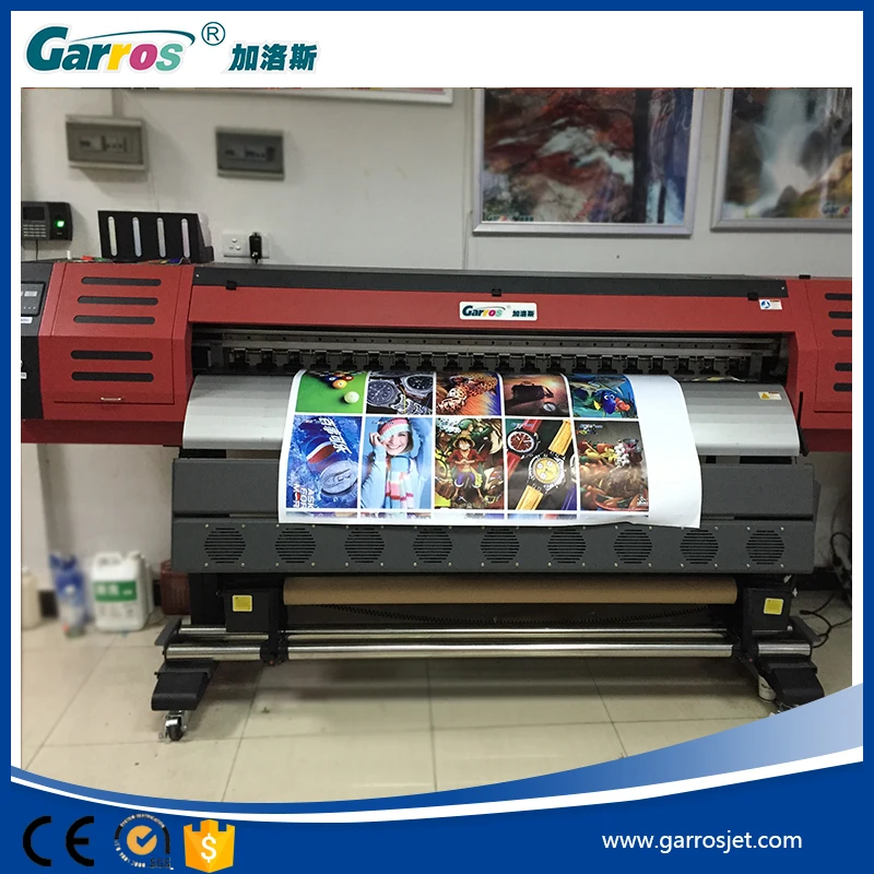 Garros 1.8m 6ft 1440dpi dx7 head panaflex printing machine