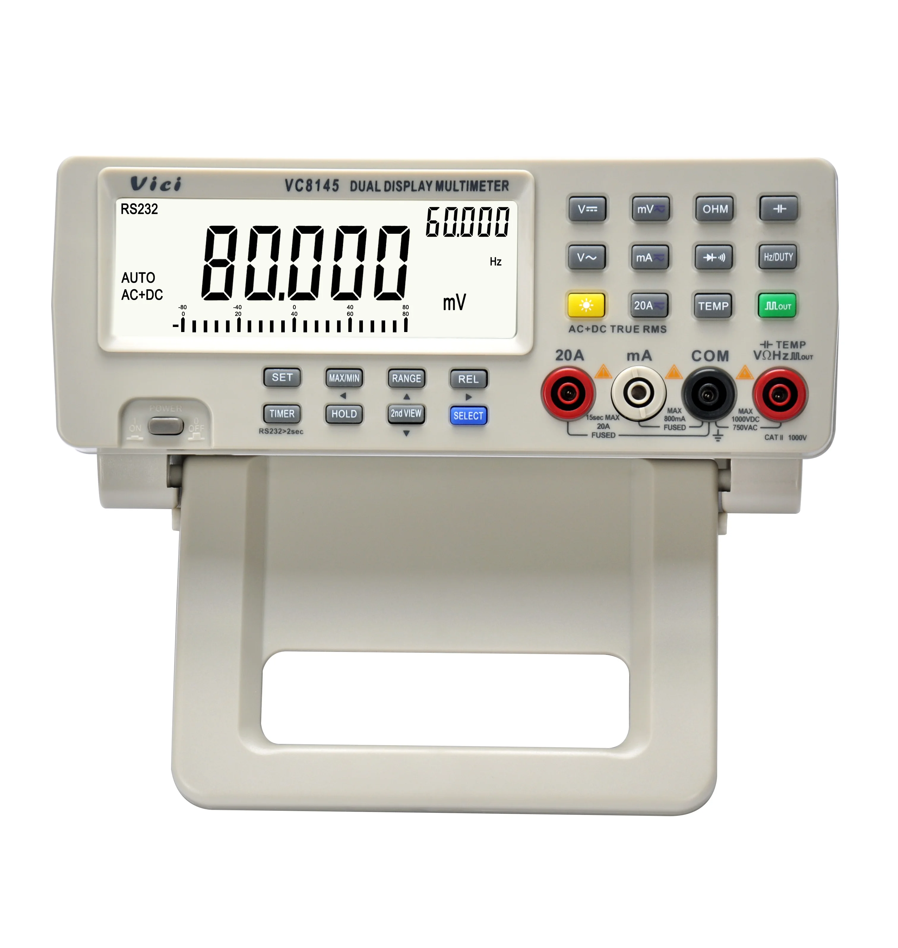 VC8145 80000 Counts True RMS Multimeter with Computer Interface