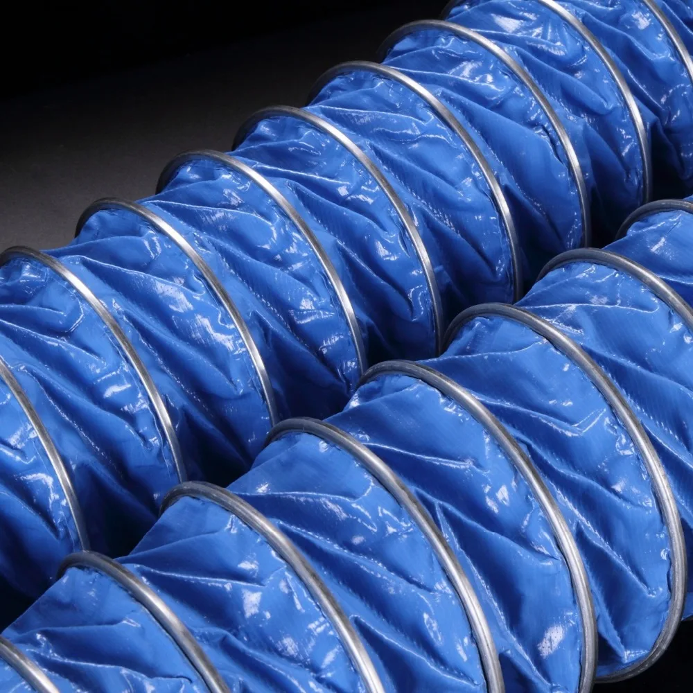 Exhaust emission flexible ventilation duct fabric manufacture wholesale