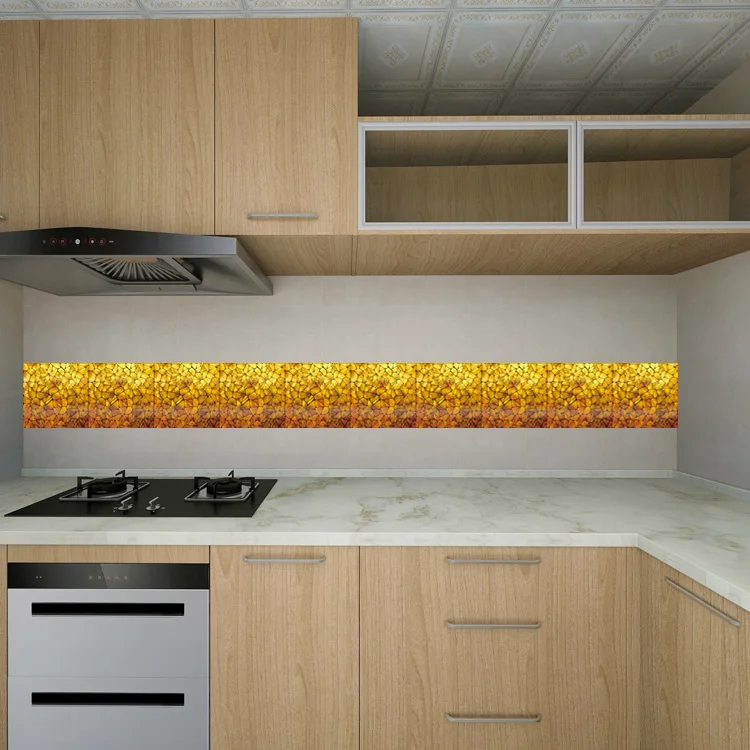 
Kitchen oil proof household great wall sticker for sale 3D tile sticker 