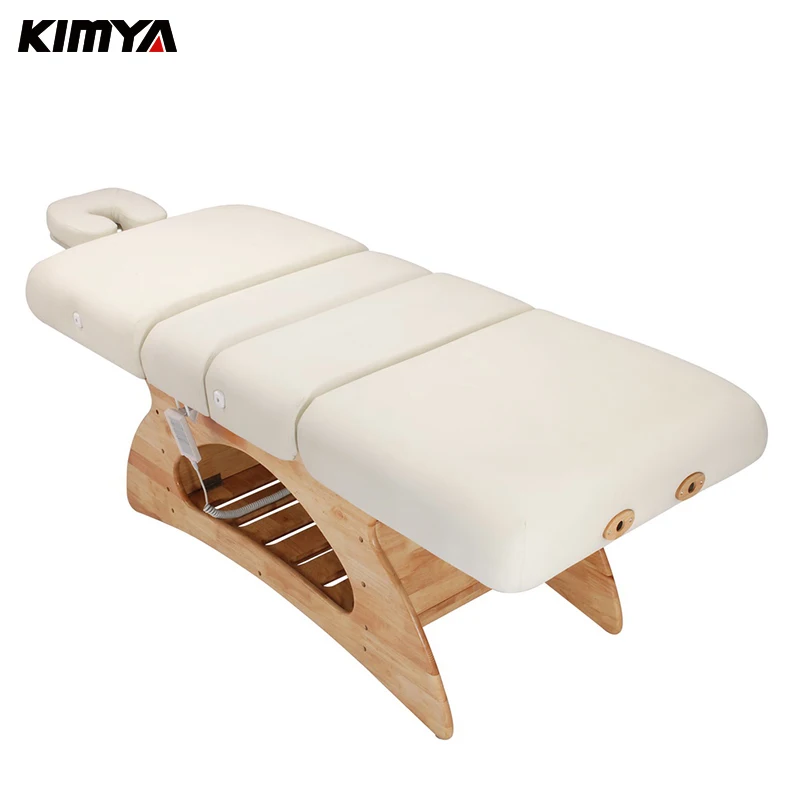 hot sale new therapeutic women wooden foldable beauty bed/ wooden massage table /wooden facial bed