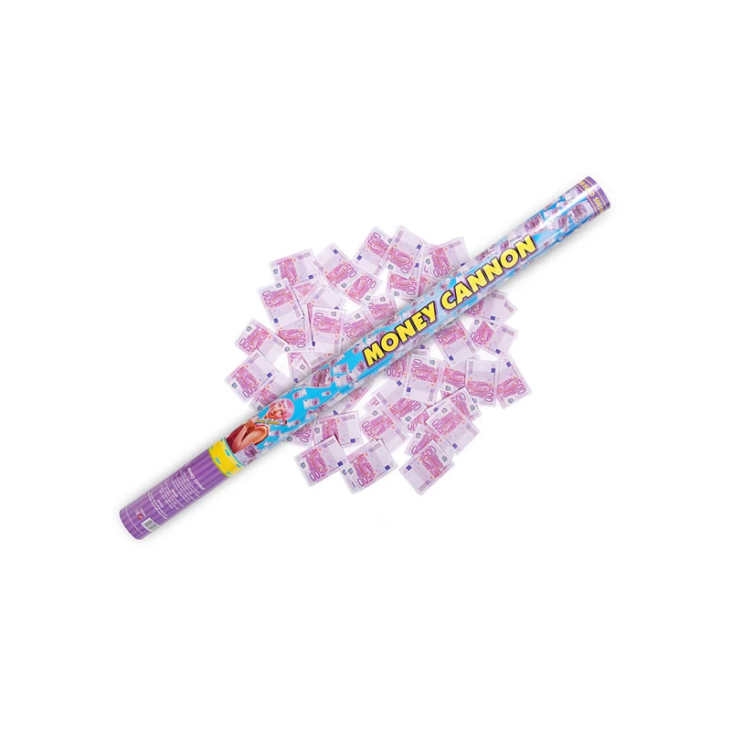 24' Handheld Money Confetti Shooter Sexy Cops Favor with Dollar Euro and Other Play Money