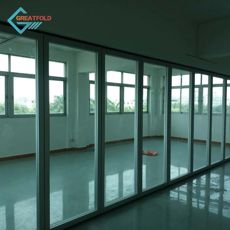Алюминиевый профиль съемная офисная стеклянная перегородка для многофункциональной