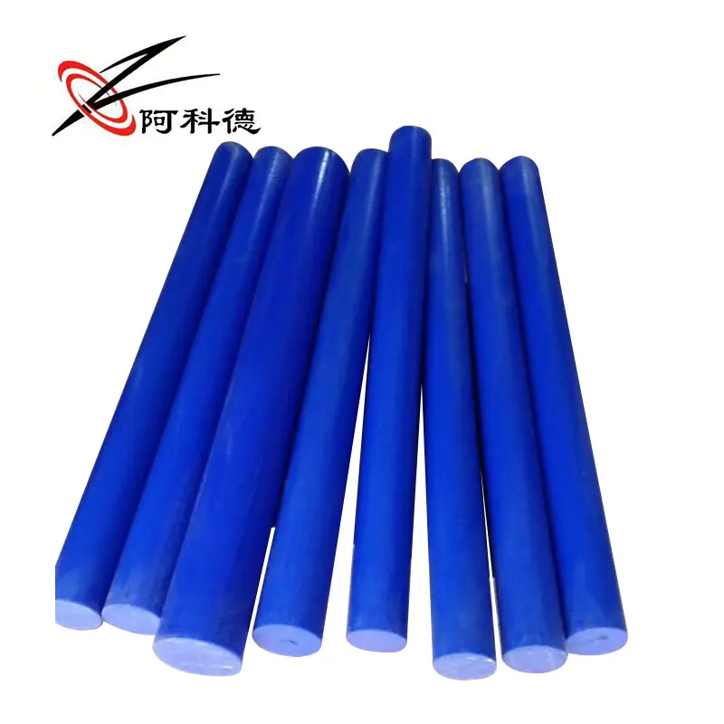 Oil-blue nylon rod pin  PA6 nylon bar high wear resistant plastic rod MC nylon rods