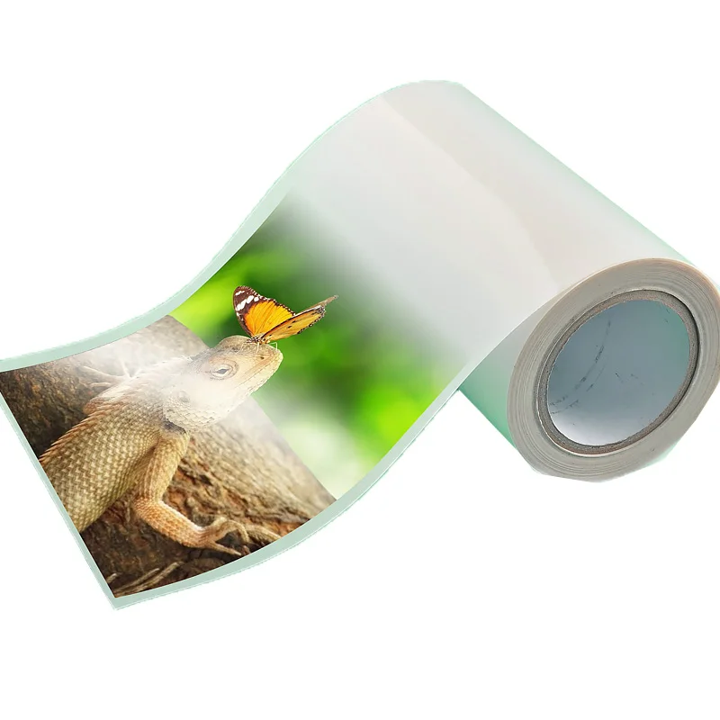 Self Adhesive Inkjet Film Vinyl Sheet Waterproof Clear PET Sticker for Inkjet Printing Custom Sticker Accept