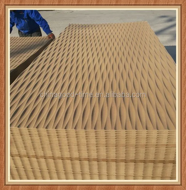 Настенный декор 3D волна mdf доска/mdf 3d доска